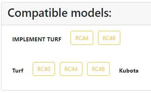 Kubota 70712-99500 KIT WHEEL for G1700, G1900, and G2000 Models