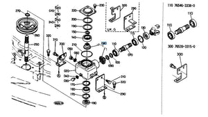 Kubota Bevel Gear Kit 76539-99020 for RC60 Mower Decks - Genuine OEM Replacement