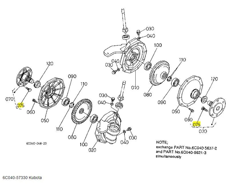 Kubota Bolt 6C040-57330
