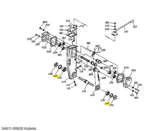 Kubota CIR-CLIP Internal 04611-00620 | Durable Replacement Part