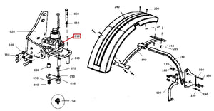 Kubota Fender RH 440mm W27TS-01663 | OEM Swivel Fender for M-Series Tractors