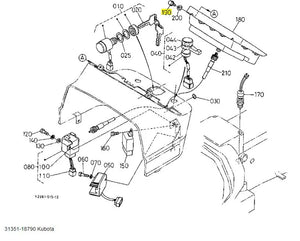 Kubota Flange Bolt (31351-18790) - OEM Replacement for B, L, M, F Series