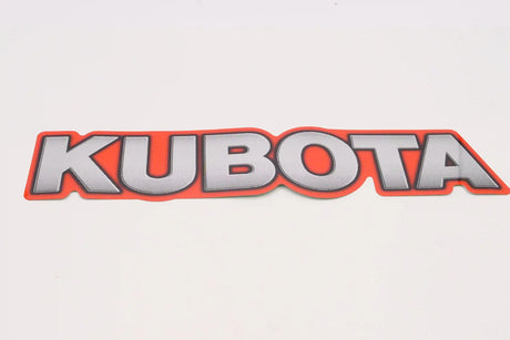 Kubota Front Label "KUBOTA" - TD060‑80930 (Model / Branding Decal)