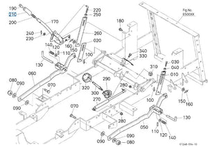 Kubota Grip K1122-44150 - Genuine Lift Link & Lever Grip for T and G Series