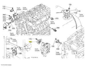 Kubota HST Sensor TD170-52302 | OEM Hydrostatic Transmission Sensor