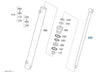 Kubota Hydraulic Cylinder Rod Assembly K6073-80260 | Genuine OEM Part