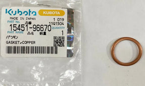 Kubota Injection Pump Gasket - 15401-96650 OEM Seal