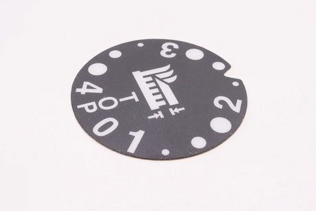 Kubota K2581‑65280 LABEL, DIAL - Rear Dial Label (English / French) for BX & G‑Series