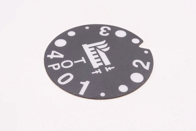 Kubota K2581‑65280 LABEL, DIAL - Rear Dial Label (English / French) for BX & G‑Series
