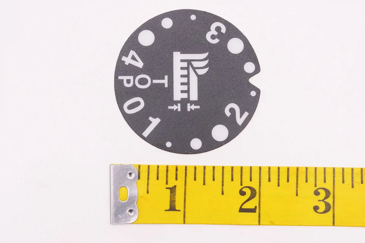 Kubota K2581‑65280 LABEL, DIAL - Rear Dial Label (English / French) for BX & G‑Series