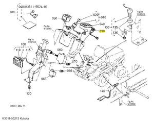Kubota K3311-55213 Switch | OEM Replacement for F1900-AU, GF1800, and More
