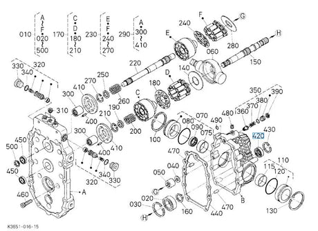 Kubota K7001-39560 Oil Seal - OEM Transmission & Shaft Seal for F-Series Mowers & RTV Models