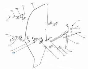 Kubota LH Door Handle - W27TS‑04322 for RTVX‑900 / RTV X900 Cab