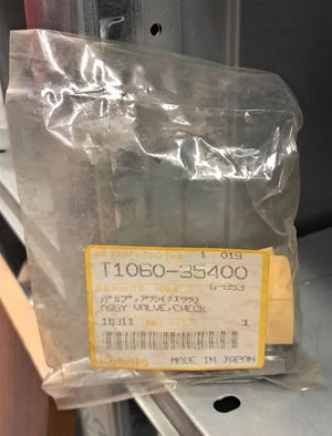Kubota ASSY Valve Check T1060-35400 | Genuine OEM Check Valve for Kubota Tractors