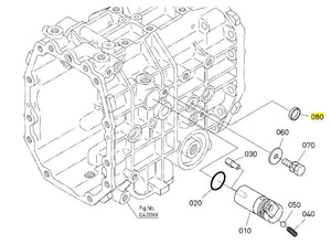 Kubota Sealing Cap 16851-96270 - OEM Protective Cap for RTV-X Thermo Switch Sensor