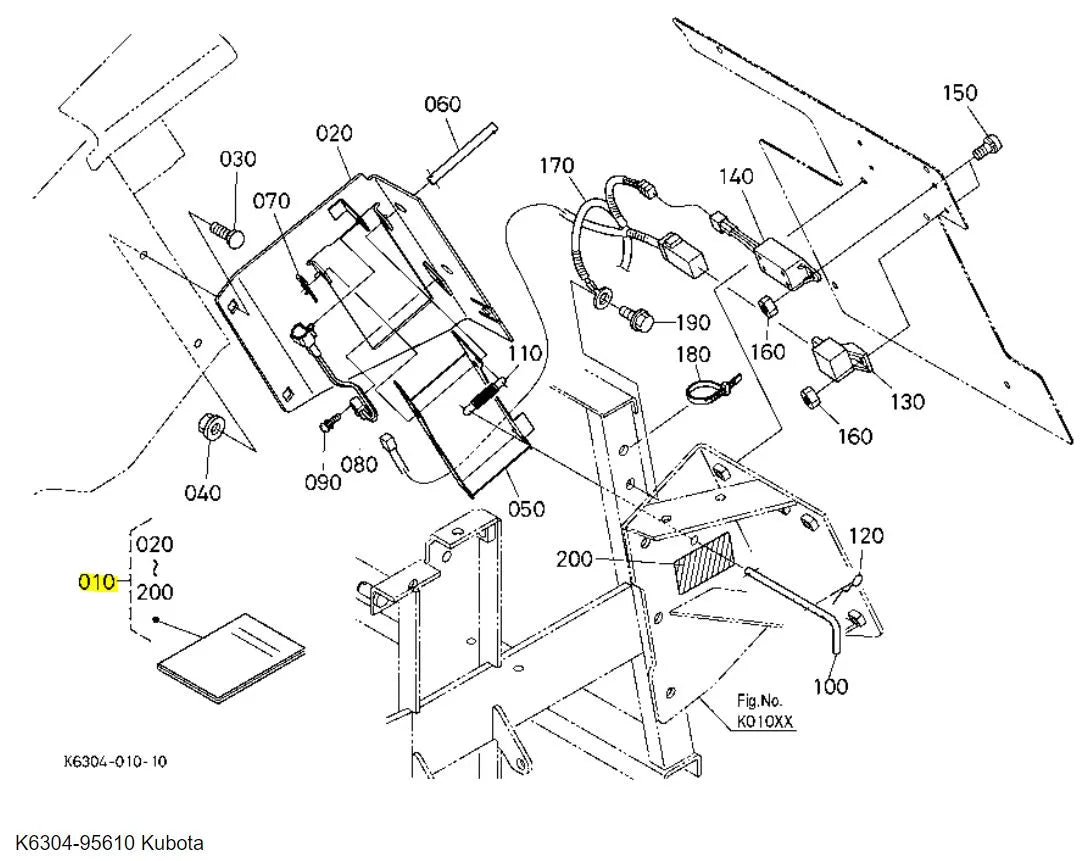 Kubota Sensor Kit K6304-95610 | Optional Sensor Kit for GCK370GREC2 & GCK450GREC2
