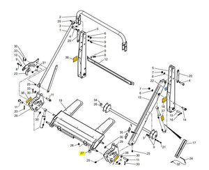 Kubota Silent Bloc STUD 40x25x10 - OEM 00846-72180 | Grass Collector Mount