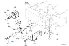 Kubota Washer K1122-41263 - Genuine Plain Washer for PTO & Steering Assemblies