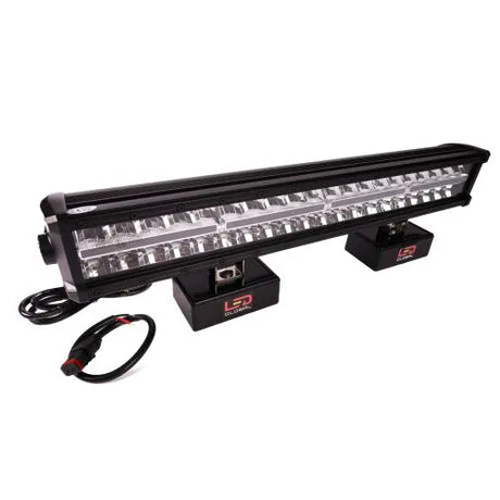 LED Global 120W LED Light Bar 22" with White Position Light - 12,000 Lumen - LG825
