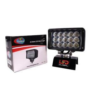 LED Global 45Watt Rectangle Bonnet Work Light 
