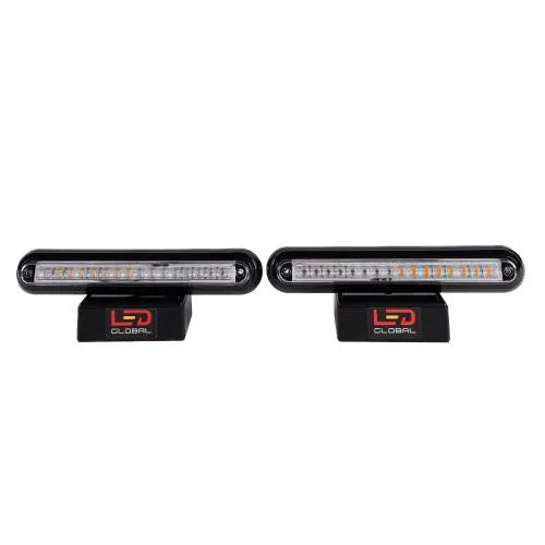 LED Global 9-33 Volts LED Slim Tail Light Pair