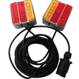 LED Global Magnetic Trailer Tail Light Set (12 Metre Cable)
