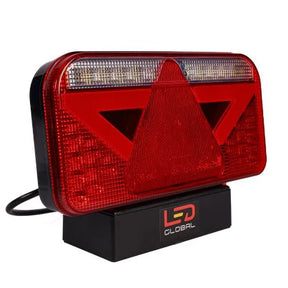 LED Global Rectangular Combination Tail Light with Triangle RH