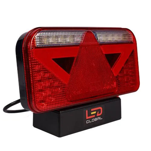 LED Global Rectangular Combination Tail Light with Triangle RH