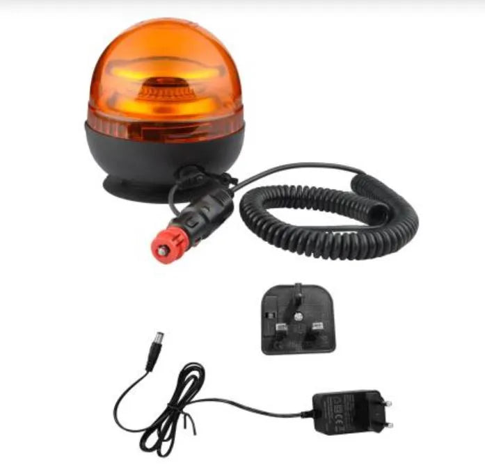 LED Rechargeable Magnetic Beacon LG715 | Amber Flash, 3 Flash Patterns, IP65