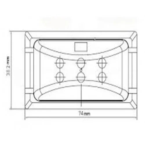 LED GLOBAL 12/24V LED Marker Light (clear)