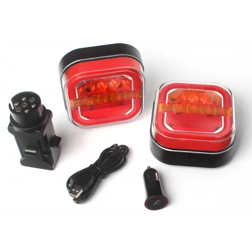 LED Global Wireless LED Magnetic Trailer Tail Light Kit