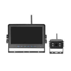 7" AHD Rear View Wireless Camera System - 1080p Night Vision with 4-Channel Monitor