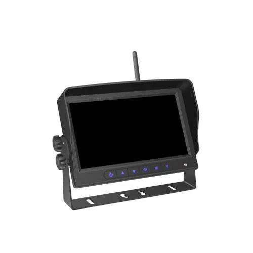 7" AHD Rear View Wireless Camera System - 1080p Night Vision with 4-Channel Monitor