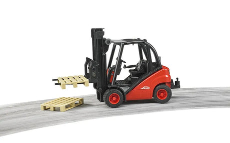 Bruder Linde H30D Forklift With Pallets