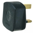 Plug Top / 13A / Black Rubber