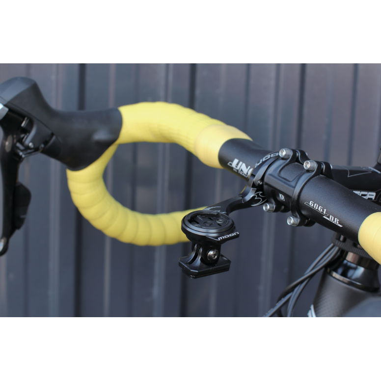 Moon Sport M-01-P Garmin Handlebar Mount - CNC Aluminium for Wahoo, GoPro, and Moon Lights