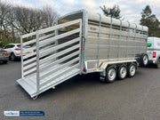 M-Tec 14ft x 6ft Tri Axle Livestock Trailer