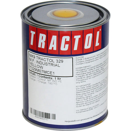 Tractol Paint 1L Massey Ferguson Industrial Yellow - MK9