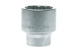 Teng Tools 1" Drive 12 Point Regular Metric Sockets (Sold Separately) - 50mm