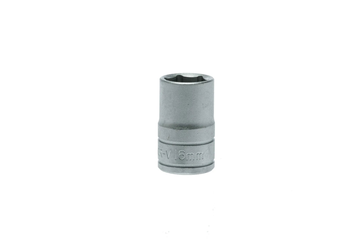 Teng Tools  1/2'' Drive Regular Metric Sockets - 16mm (6 Point)