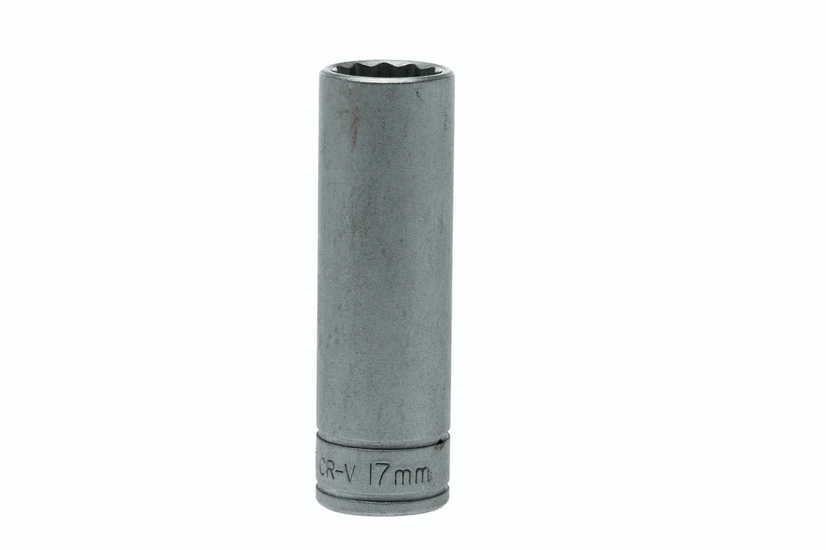 10-36mm Teng Tools 1/2'' Drive, Deep, 12 Point Sockets - 17mm