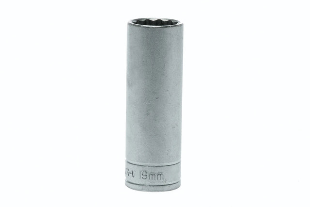 10-36mm Teng Tools 1/2'' Drive, Deep, 12 Point Sockets - 19mm