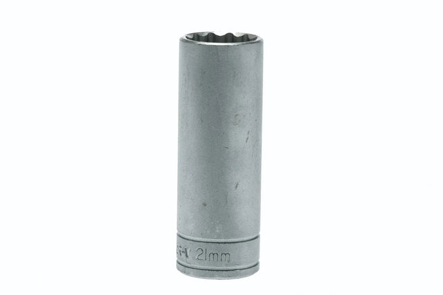10-36mm Teng Tools 1/2'' Drive, Deep, 12 Point Sockets - 21mm