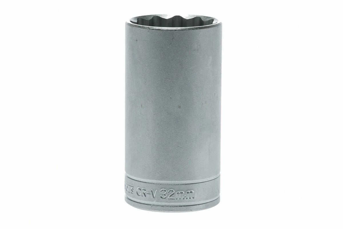 10-36mm Teng Tools 1/2'' Drive, Deep, 12 Point Sockets - 32mm