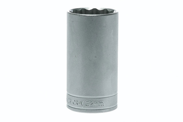 10-36mm Teng Tools 1/2'' Drive, Deep, 12 Point Sockets - 32mm