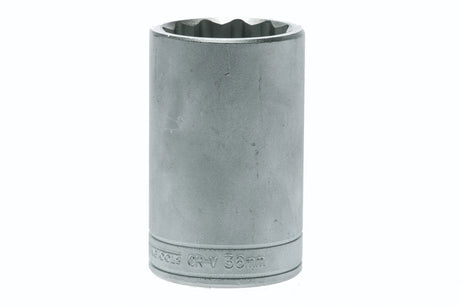 10-36mm Teng Tools 1/2'' Drive, Deep, 12 Point Sockets - 36mm