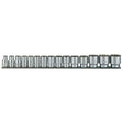 Teng Tools 1/2" Socket Clip Rail Set 12 Pt 15 Pieces