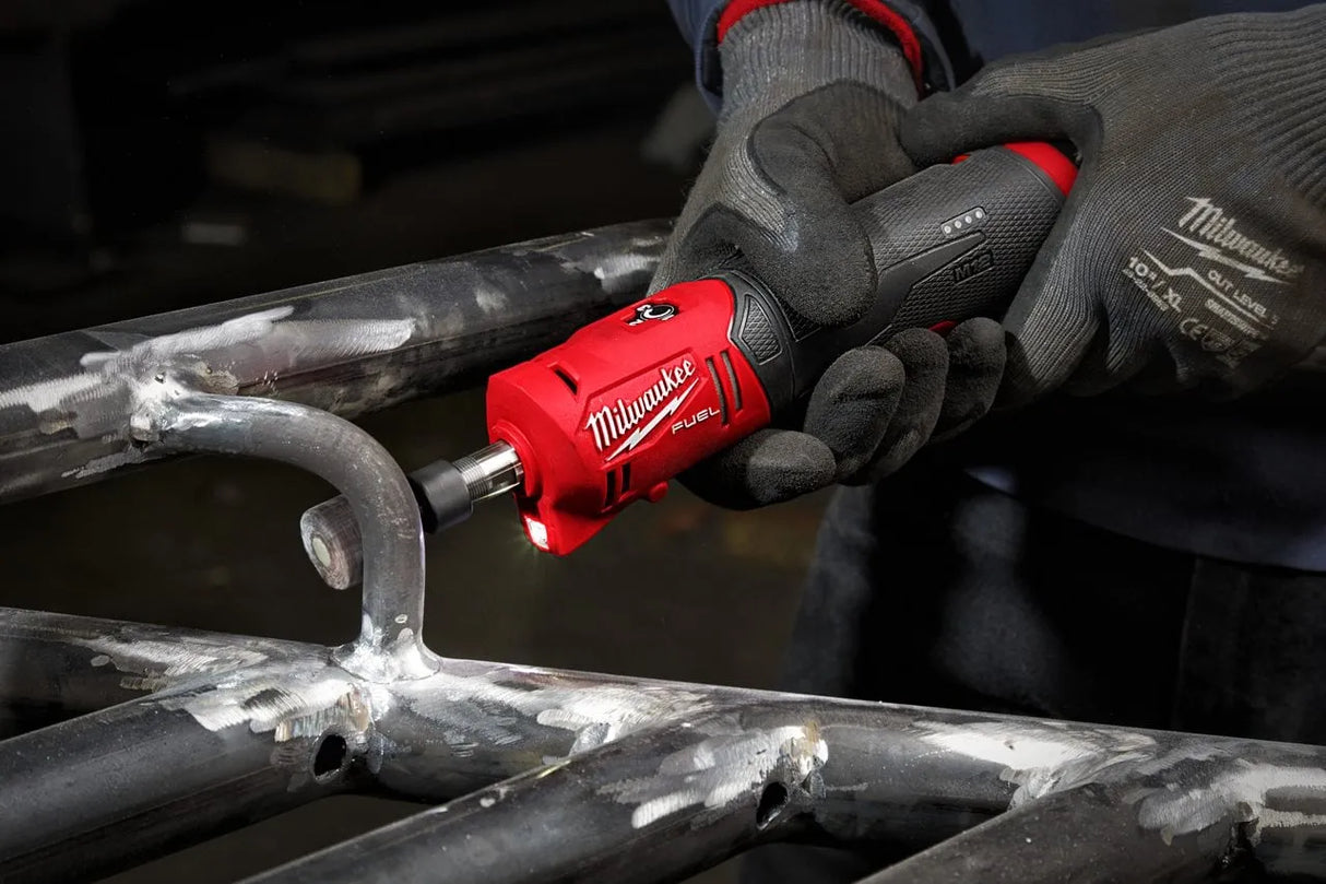 Milwaukee M12 FUEL  Straight Die Grinder 12V Cordless Brushless Bare Unit (M12 FDGS-0)