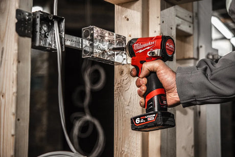 Milwaukee M12 FUEL 1/4" Sub Compact Impact Driver Kit with 2 x 6.0Ah Batteries (M12 FID2-602X)