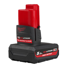 Milwaukee M12 12v 5ah High Output Red Litihum Battery